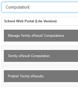 Manage computations