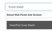 Print score sheet